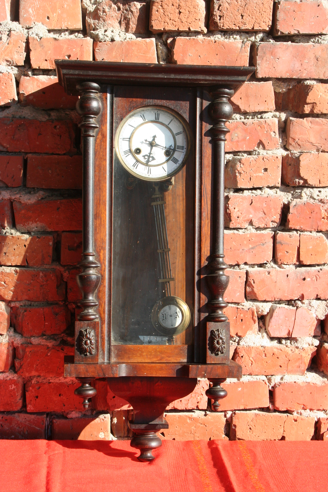 Old Clock With Pendulum